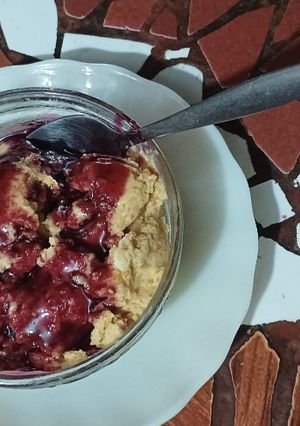 Una foto de Helado de Golden berries, lúcuma y papaya