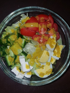 A picture of Yellow Mustard salad.