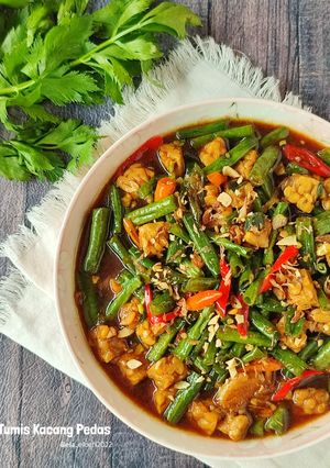 Foto resep Tumis Kacang Pedas