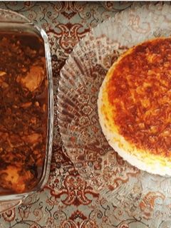 عکسی از دستور قلیه با تن ماهی