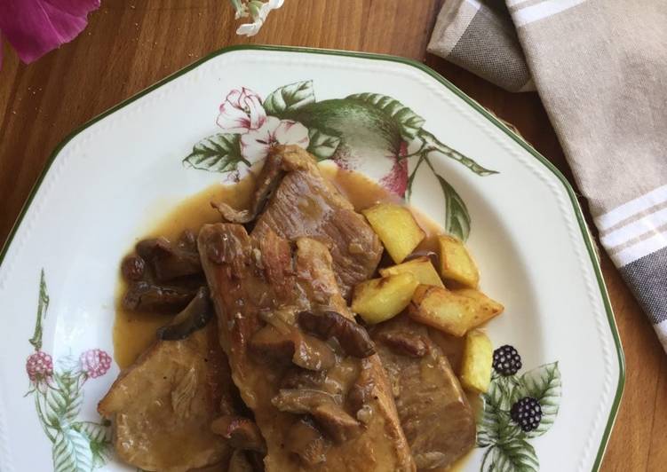 Secreto de cerdo ibérico