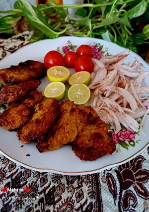 عکسی از دستور 🪷کتلت گوشت و سماق🪷