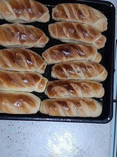 Una foto de Pan francés