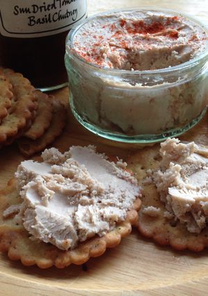 A picture of Leftover Cheeseboard Potted Cheese.