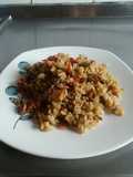 Chaufa de pollo peruana