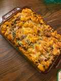 Easy stuffed shells (pasta bake) spinach mushrooms and ricotta cheese