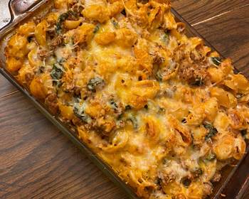 Popular Recipe Easy stuffed shells pasta bake spinach mushrooms and ricotta cheese Delicious Nutritious