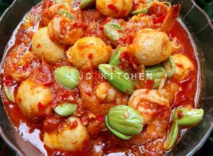 Foto resep Balado pete udang telur puyuh