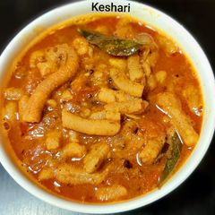 A picture of Gathiya-tomato curry|moti sev -tamatar ki sabji.