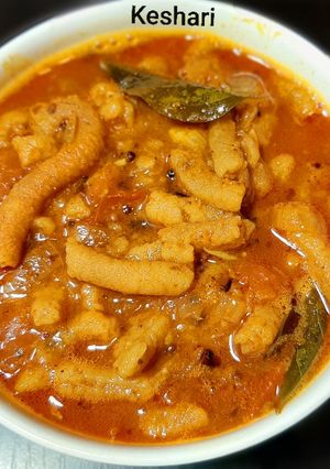A picture of Gathiya-tomato curry|moti sev -tamatar ki sabji.