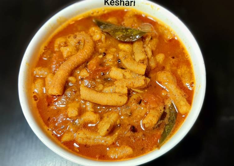 Simple Way to Prepare Any-night-of-the-week Gathiya-tomato curry|moti sev -tamatar ki sabji