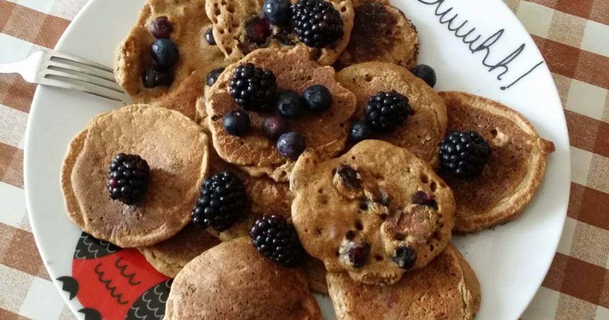 Pancakes de avena sin azúcar Receta de Alexia Cookpad