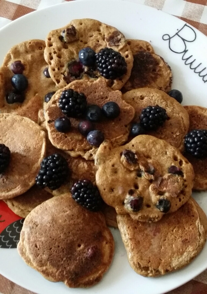 Una foto de Pancakes de avena sin azúcar