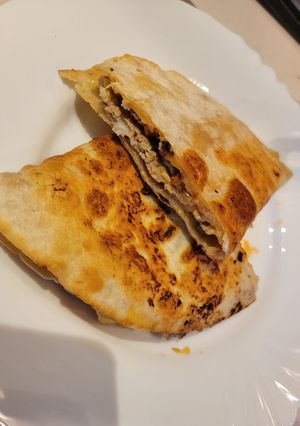 Tortilla burger recept fotója