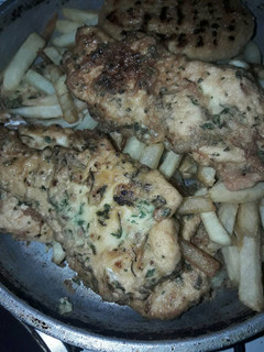 Una foto de Milanesas al huevo frito