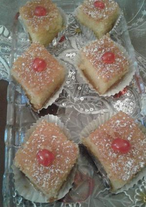 صورة لوصفة بسبوسة بنواد كوكو