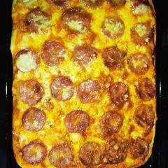 Beef Pepperoni Pizza 🍕🍕 A picture of Beef Pepperoni Pizza 🍕🍕.
