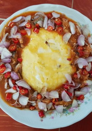 รูปของ ข้าวไข่ข้นยำปลากระป๋อง