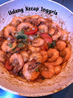 Foto resep Udang Saus Kecap Inggris