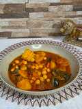 Estofado de garbanzos en conserva