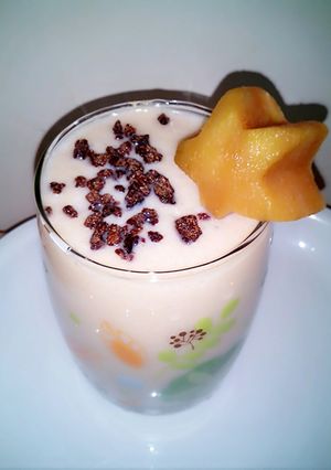 A picture of Chiku milkshake.