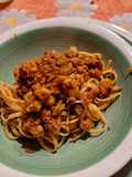 Linguine al sugo di Coda di Rospo