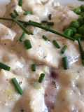 Fricasé de pollo al verdeo