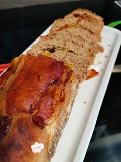 Göngyölt fasírt baconnal takarva gluténmentesen recept fotója