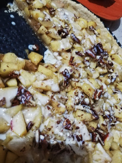Una foto de Tarta de manzana con nuez