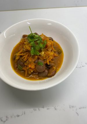 صورة لوصفة فول بالجزر وعصير جزر طازج 🥕