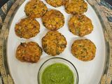 Leftover khichdi vada