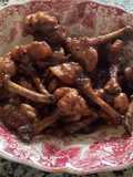Chupetas de pollo en salsa agridulce (ll)