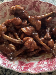 Una foto de Chupetas de pollo en salsa agridulce (ll)