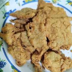 A picture of Kulit Ayam tanpa Kulit Ayam (Kulit ayam KW) 2 bahan.