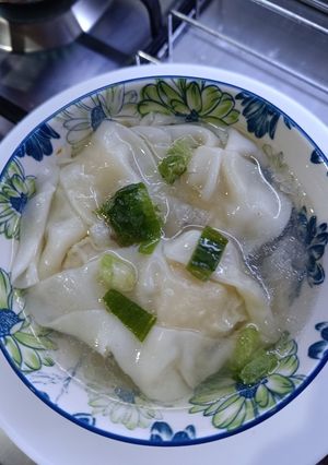 Foto resep Pangsit Ayam Kuah (Wonton Soup)
