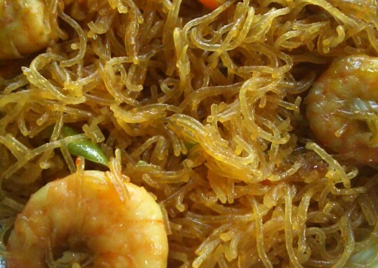 Bihun goreng seafood