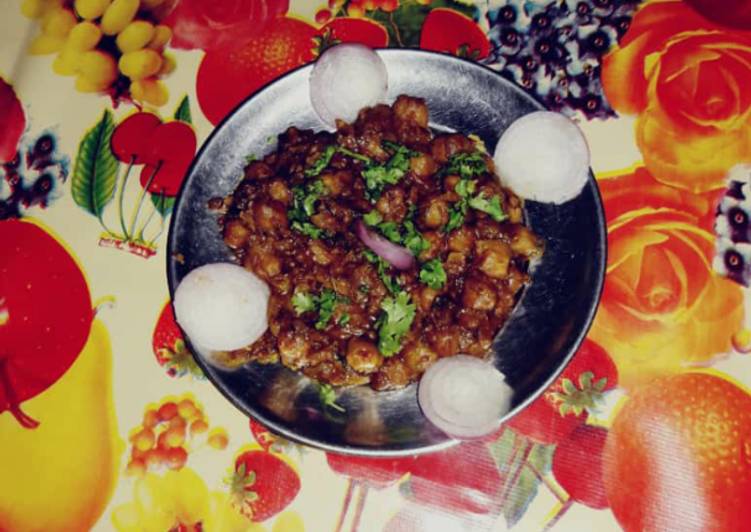 Recipe: Appetizing Dry chana masala