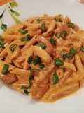 Pasta and Chicken in Creamy Chipotle Sauce