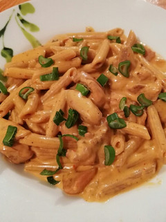 Una foto de Pasta y Pollo en Salsa Cremosa de Chipotle