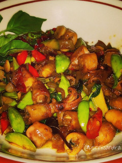 Foto resep Tumis cumi asin pete kemangi