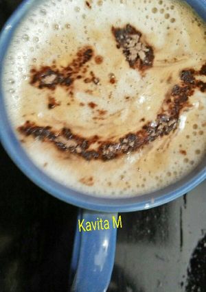 A picture of Cappuccino coffee.