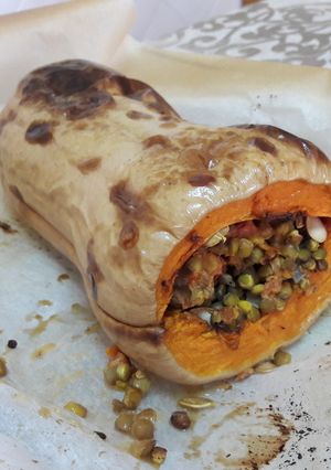 Una foto de "Asado" de Navidad de calabaza vegano 🎄