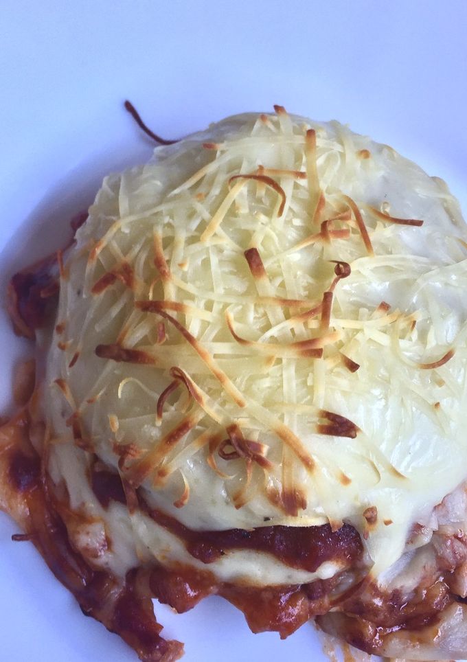 Una foto de Lasaña boloñesa