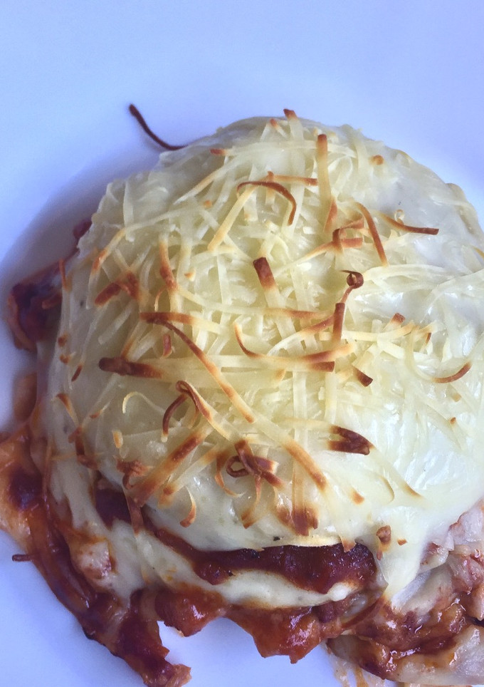 Una foto de Lasaña boloñesa