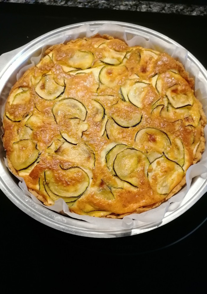 Una foto de 314. Tarta rústica de calabacín vegetariana