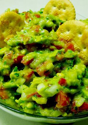 A picture of Mexican-Style Guacamole.