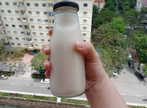Hình của món Sữa hạt hạnh nhân và óc chó.