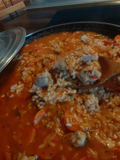 Una foto de Pollo con arroz