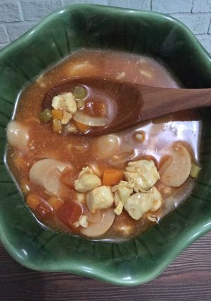 Foto resep Sup ayam saus tomat