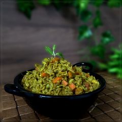 A picture of Pudina Rice.